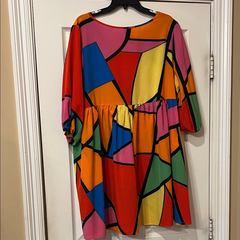 Color Block Dress - Picture 4 of 4